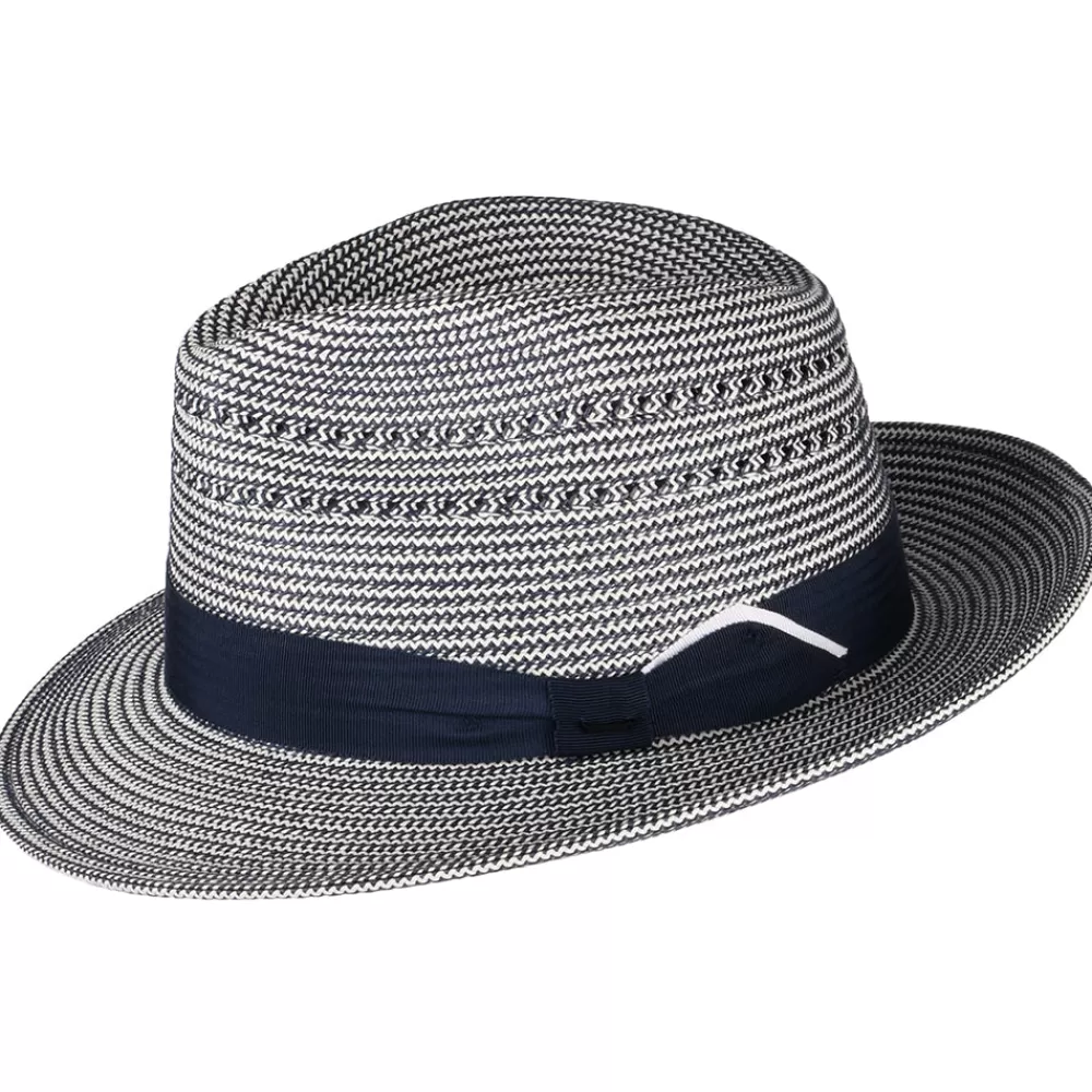 Chapeaux Trilby | Chapeaux Fedora^Bailey Chapeau Fedora Eli bleu marine-crème