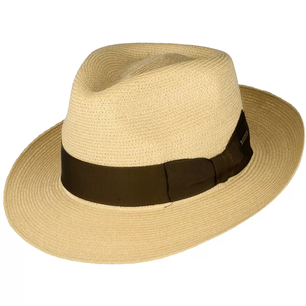 Chapeaux Trilby | Chapeaux Fedora^Stetson Chapeau Fedora en Chanvre naturel