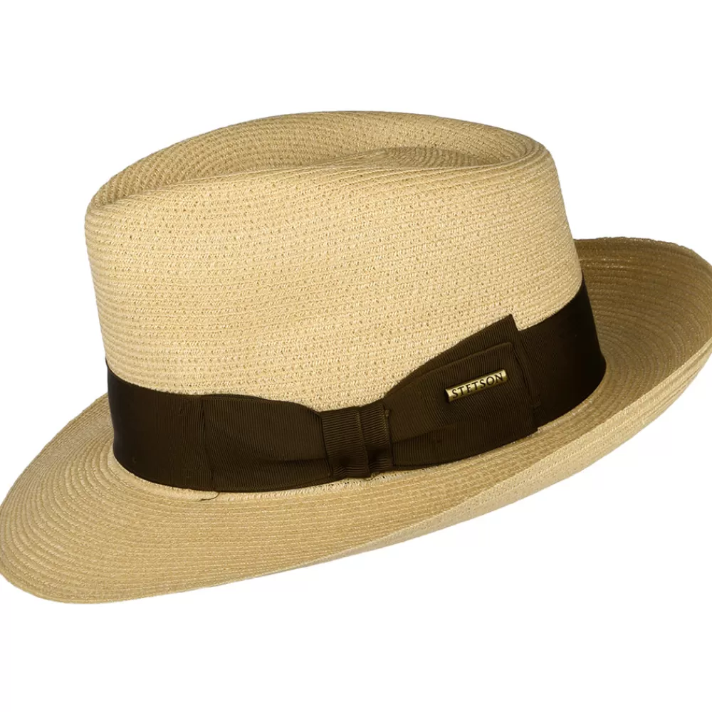 Chapeaux Trilby | Chapeaux Fedora^Stetson Chapeau Fedora en Chanvre naturel