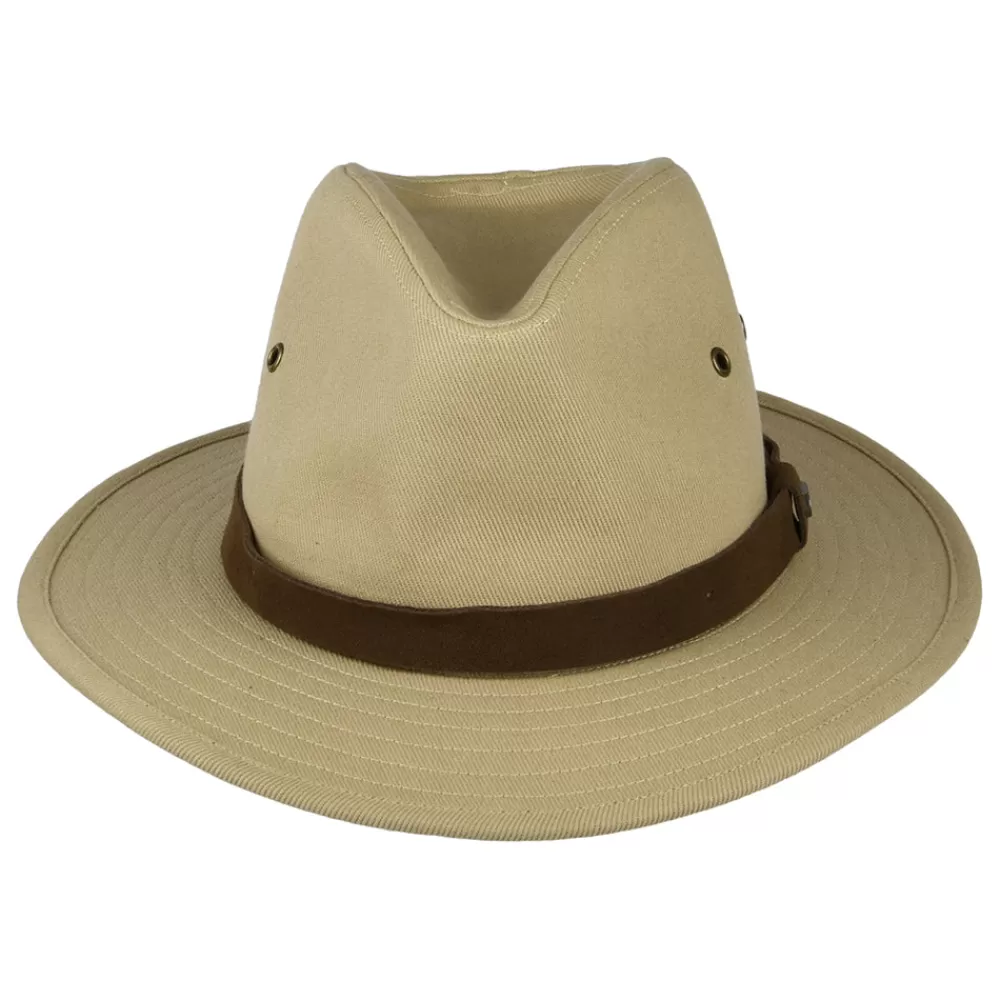 Chapeaux Trilby | Chapeaux Fedora^Brixton Chapeau Fedora en Coton Hydrofuge Messer X Adventure crème