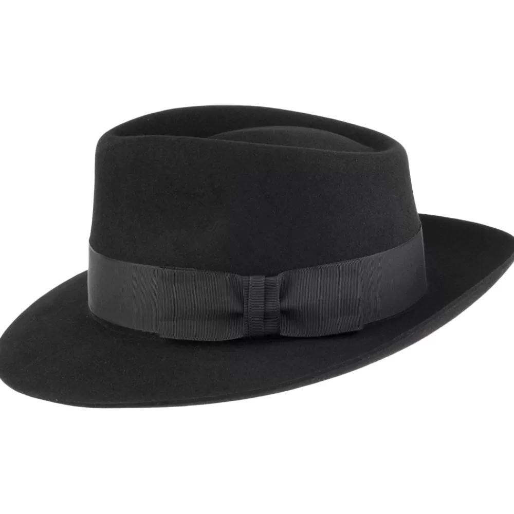 Chapeaux Trilby | Chapeaux Fedora^Christys Chapeau Fedora en Fourrure Feutrée Casablanca noir