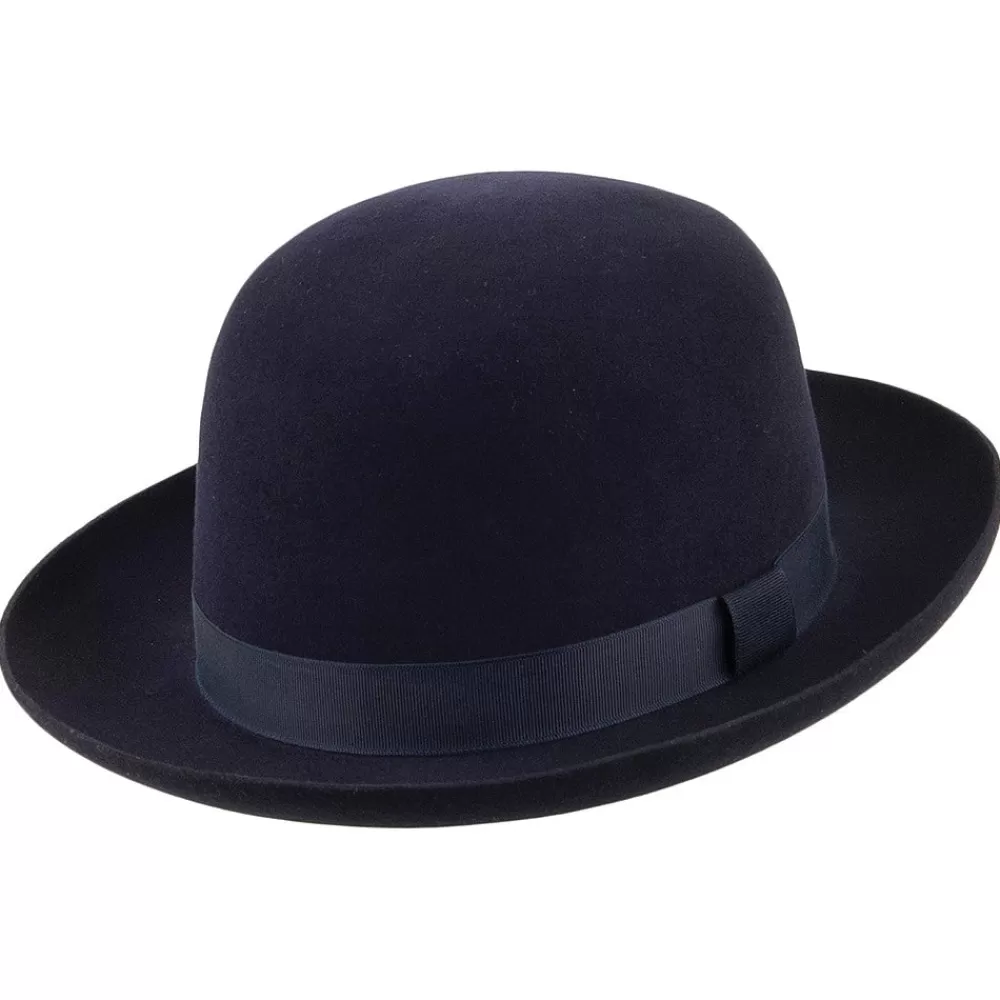 Chapeaux Trilby | Chapeaux Fedora^Christys Chapeau Fedora en Fourrure Feutrée Foldaway bleu marine