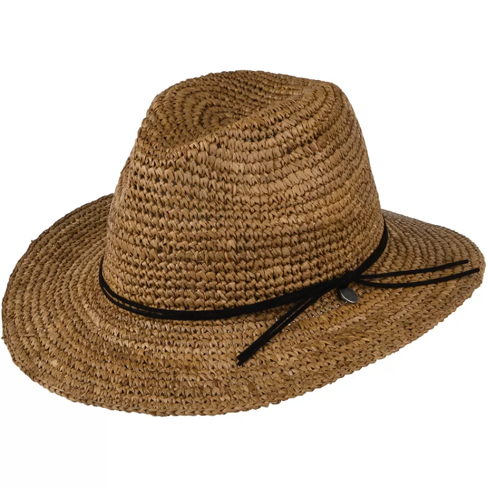 Chapeaux Trilby | Chapeaux Fedora^Barts Chapeau Fedora en Paille Celery marron clair