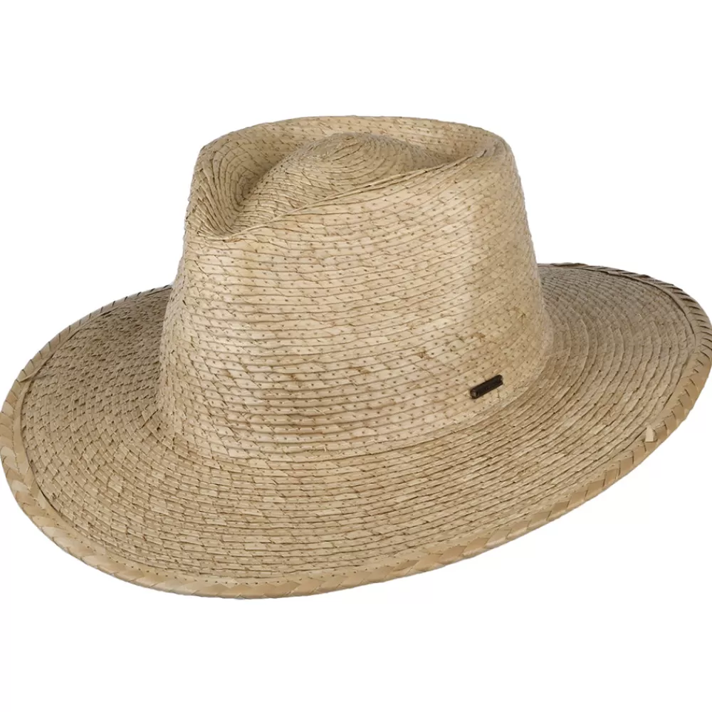 Chapeaux Trilby | Chapeaux Fedora^Brixton Chapeau Fedora en Paille Marcos naturel