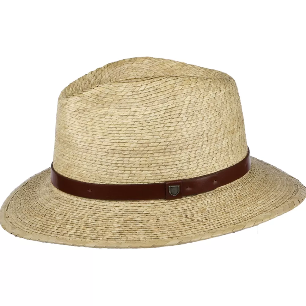 Chapeaux Trilby | Chapeaux Fedora^Brixton Chapeau Fedora en Paille Messer naturel