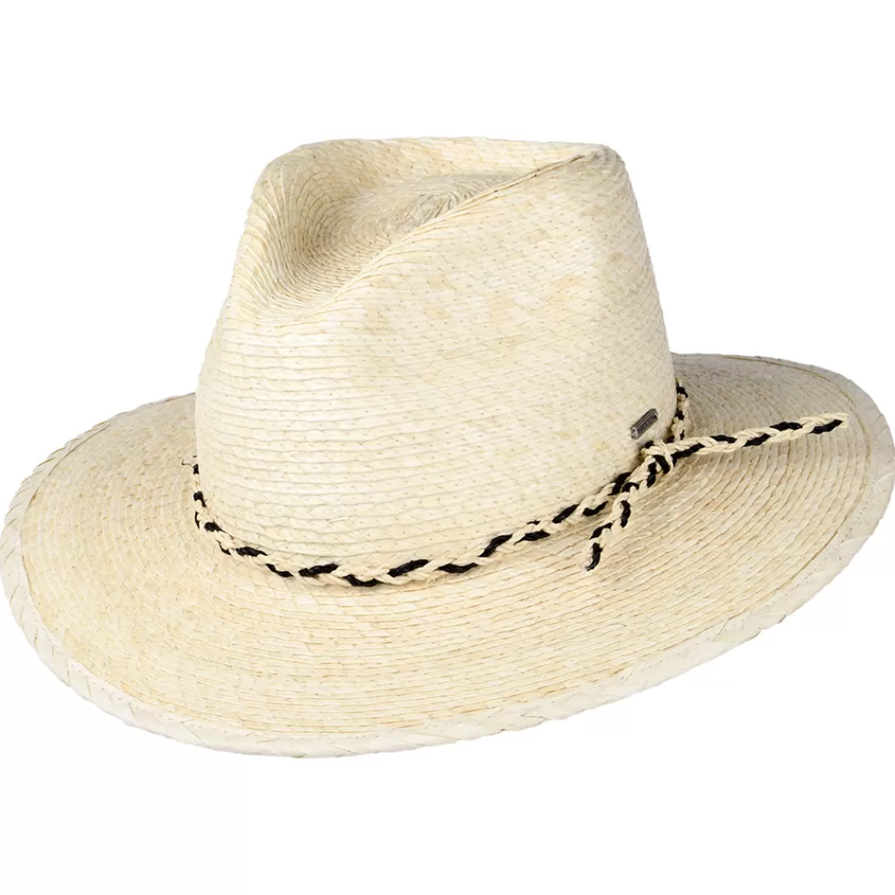 Chapeaux Trilby | Chapeaux Fedora^Brixton Chapeau Fedora en Paille Messer Western naturel