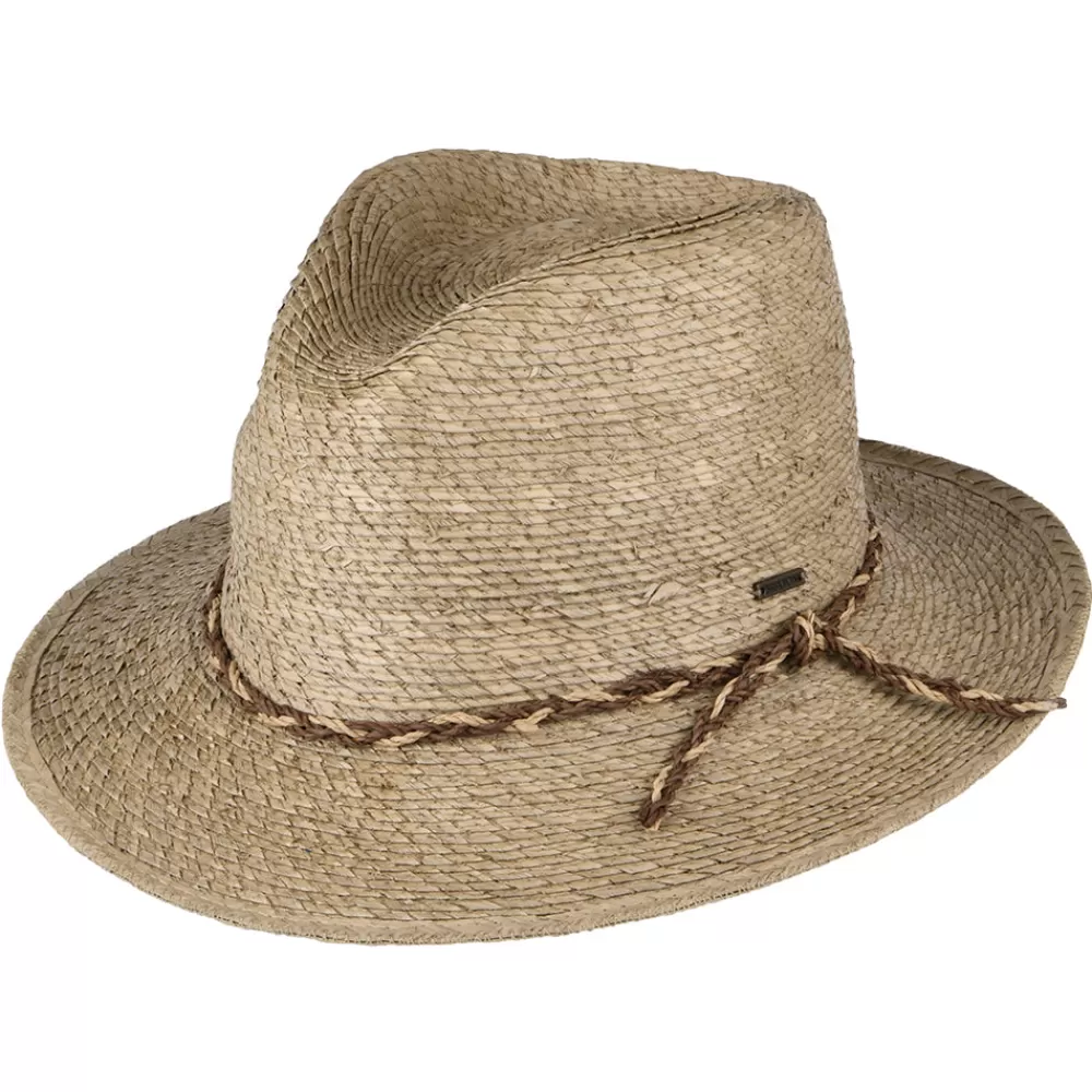 Chapeaux Trilby | Chapeaux Fedora^Brixton Chapeau Fedora en Paille Messer Western sable