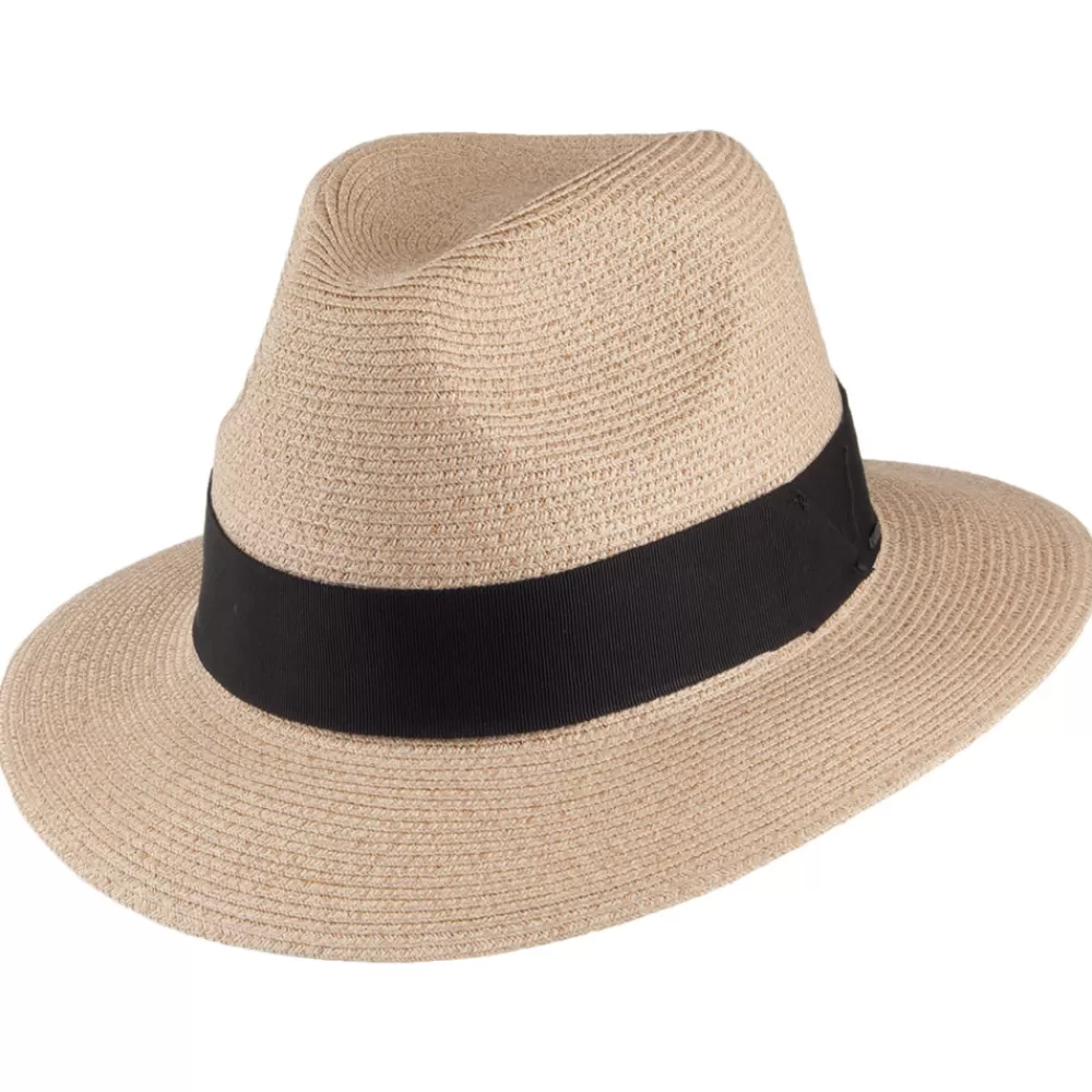 Chapeaux Trilby | Chapeaux Fedora^Bailey Chapeau Fedora en Paille Toyo Mullan sable