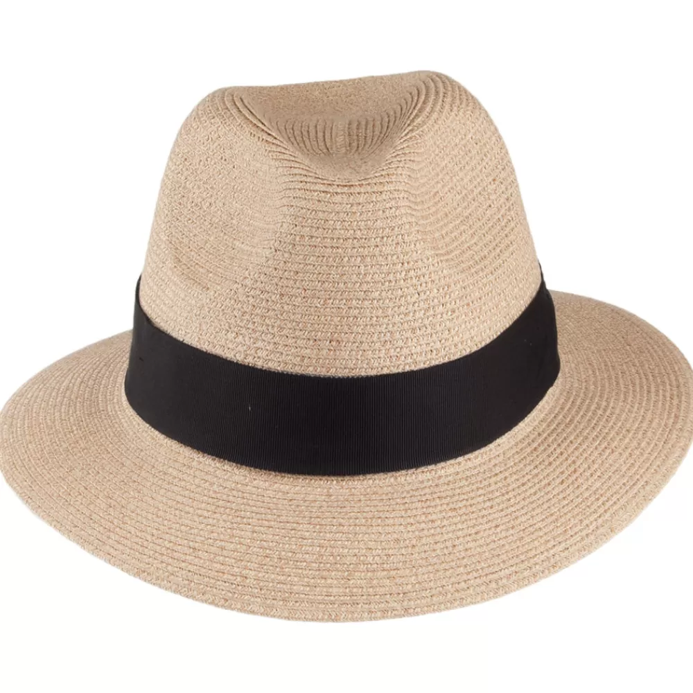 Chapeaux Trilby | Chapeaux Fedora^Bailey Chapeau Fedora en Paille Toyo Mullan sable