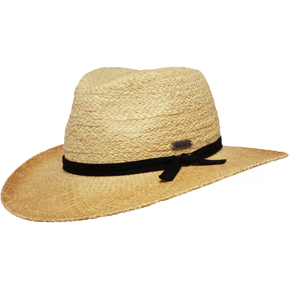 Chapeaux Trilby | Chapeaux Fedora^Sunday Afternoons Chapeau Fedora en Raphia Tulum naturel