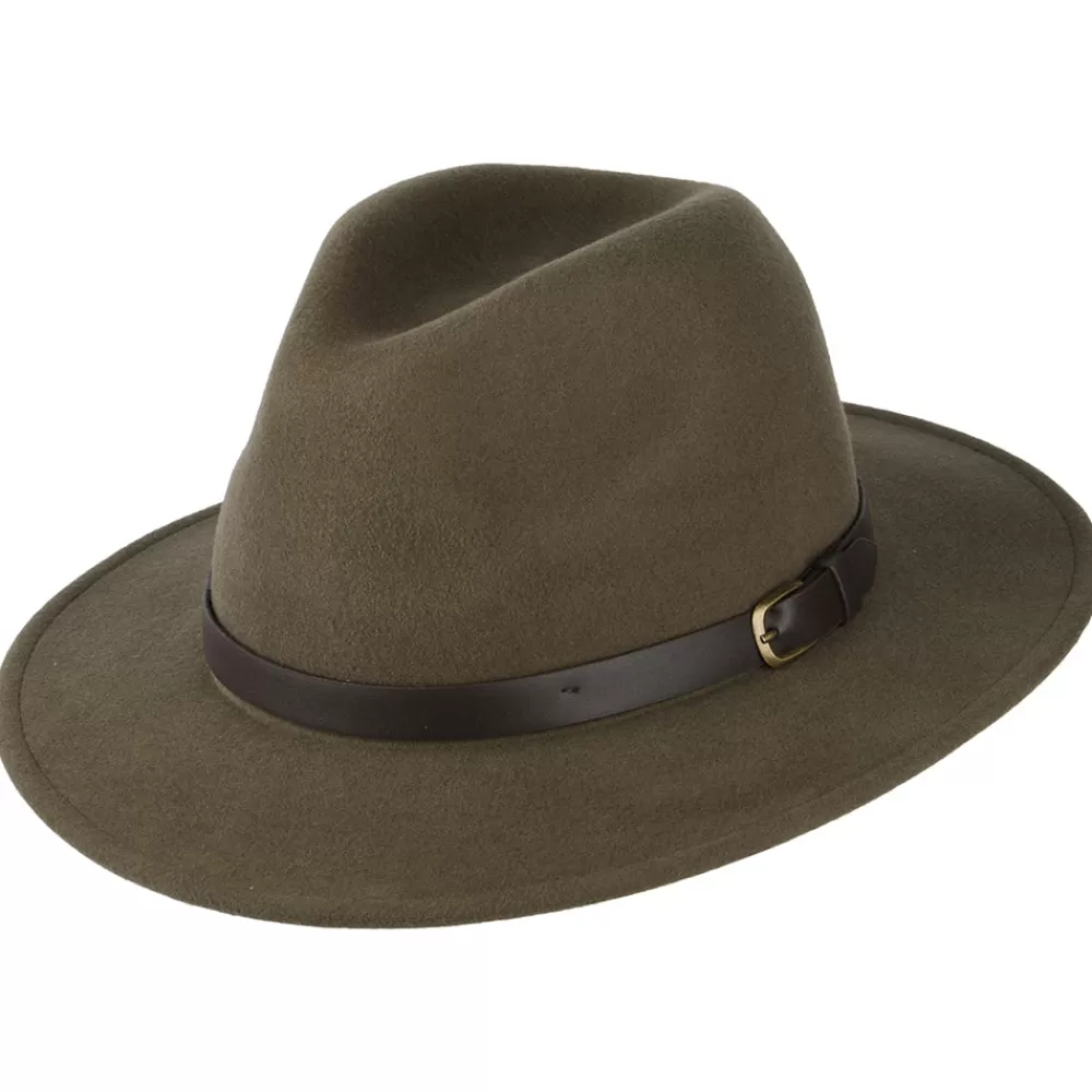 Chapeaux Trilby | Chapeaux Fedora^Failsworth Chapeau Fedora Hydrofuge Adventurer olive