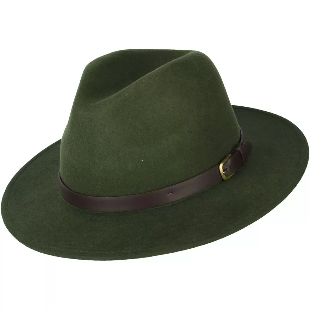 Chapeaux Trilby | Chapeaux Fedora^Failsworth Chapeau Fedora Hydrofuge Adventurer vert herbe