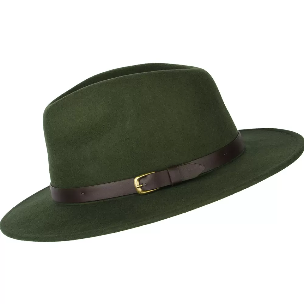Chapeaux Trilby | Chapeaux Fedora^Failsworth Chapeau Fedora Hydrofuge Adventurer vert herbe
