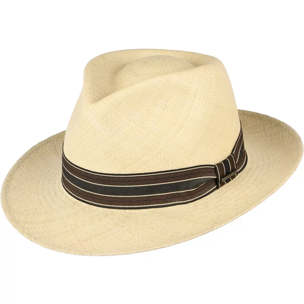 Chapeaux Trilby | Chapeaux Fedora^Stetson Chapeau Fedora Panama Brisa naturel