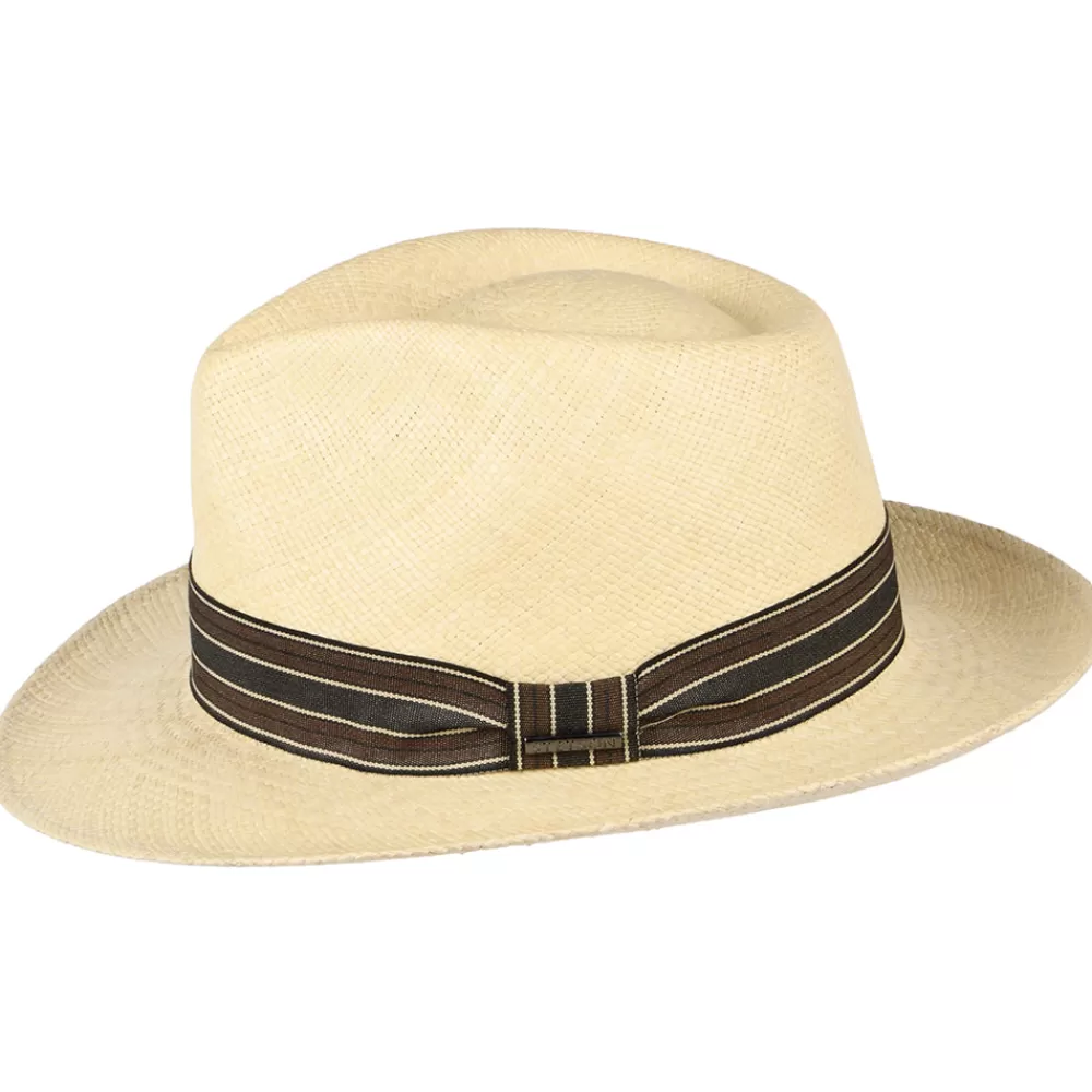 Chapeaux Trilby | Chapeaux Fedora^Stetson Chapeau Fedora Panama Brisa naturel