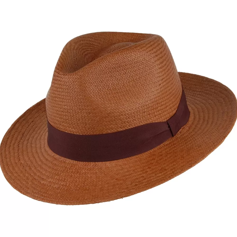 Chapeaux Trilby | Chapeaux Fedora^Failsworth Chapeau Fedora Panama tabac