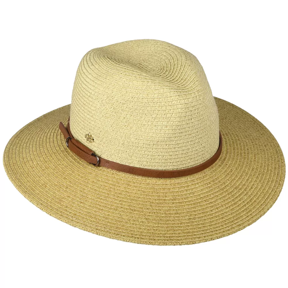 Chapeaux Trilby | Chapeaux Fedora^Cappelli Chapeau Fedora Safari en Papier Tressé Sapo naturel-marron