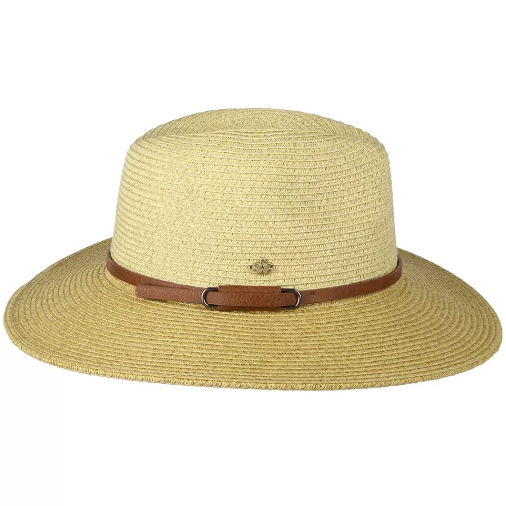 Chapeaux Trilby | Chapeaux Fedora^Cappelli Chapeau Fedora Safari en Papier Tressé Sapo naturel-marron