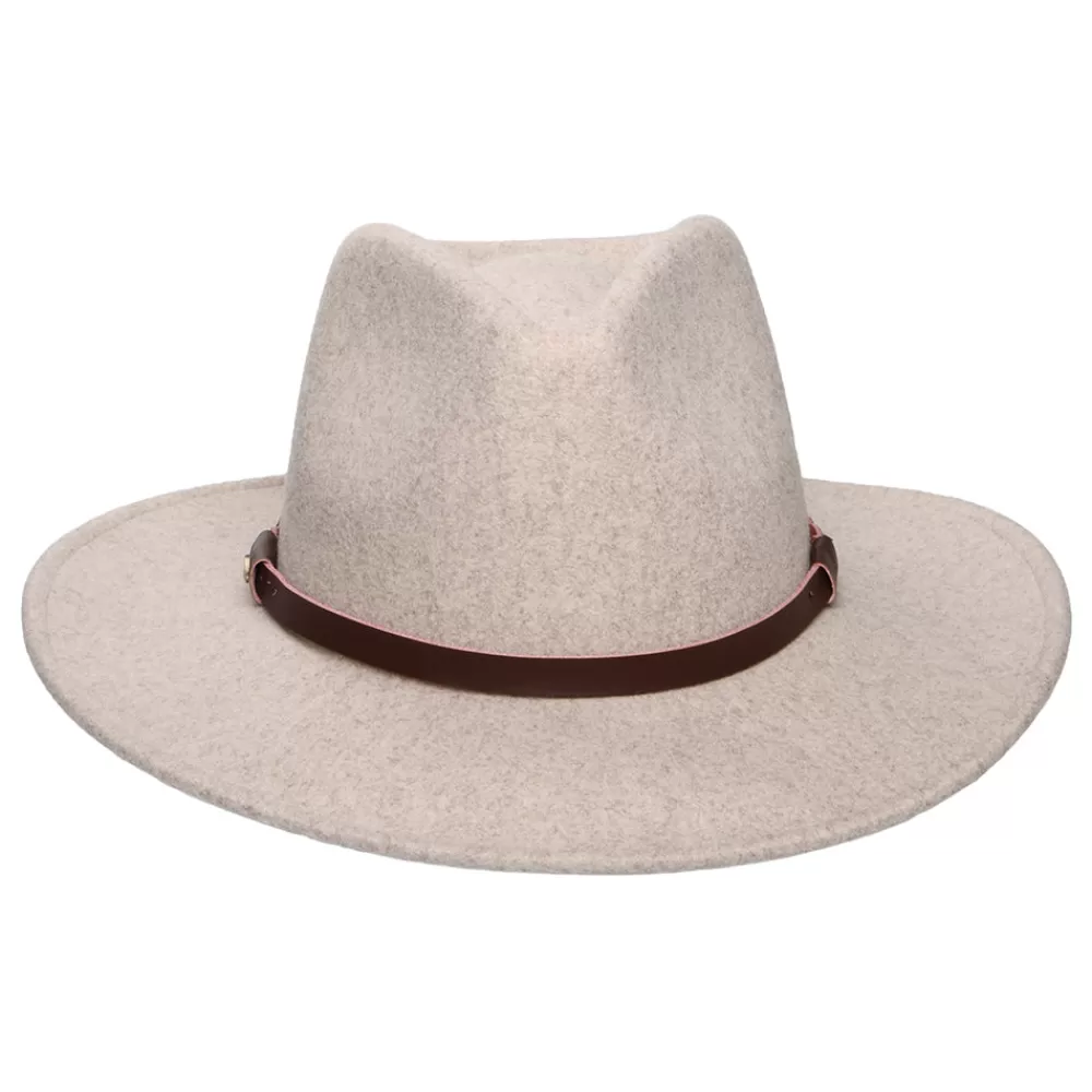 Chapeaux Trilby | Chapeaux Fedora^Scala Chapeau Fedora Safari Provato Knit Jolene taupe