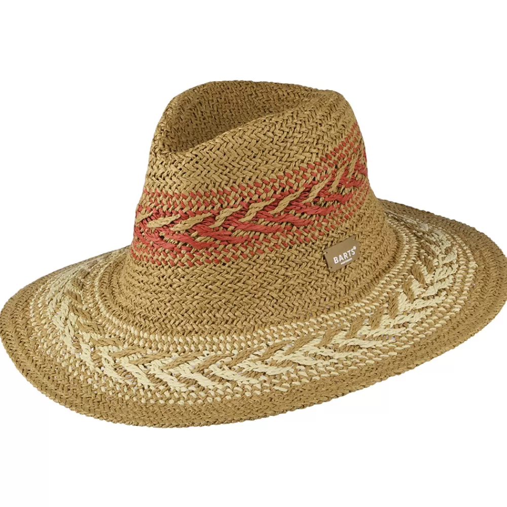 Chapeaux Trilby | Chapeaux Fedora^Barts Chapeau Fedora Été Caledona marron clair-multi