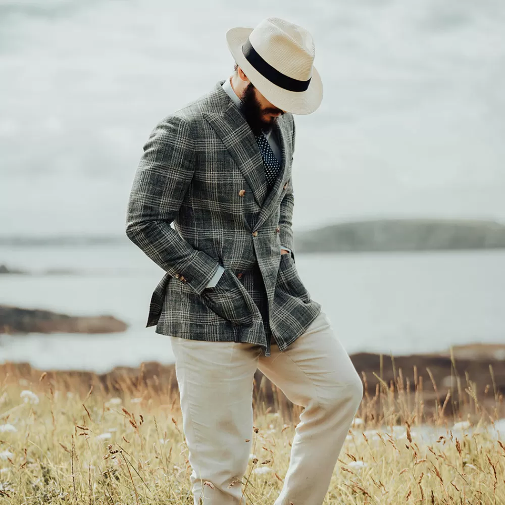 Chapeaux Trilby | Chapeaux Fedora^Jaxon & James Chapeau Fedora Été en Paille Summer C- Crown naturel JAXON & JAMES