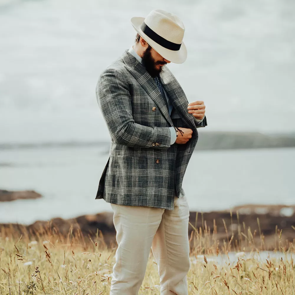 Chapeaux Trilby | Chapeaux Fedora^Jaxon & James Chapeau Fedora Été en Paille Summer C- Crown naturel JAXON & JAMES