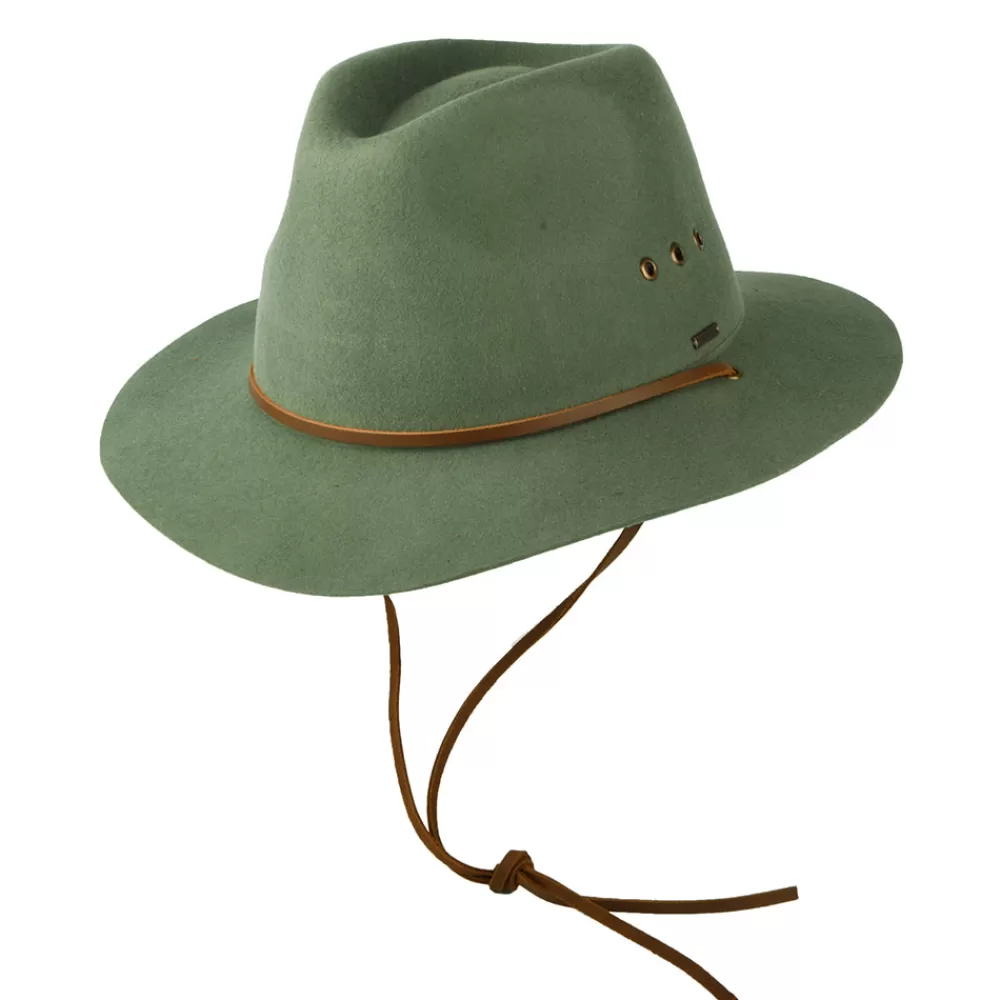 Chapeaux Trilby | Chapeaux Fedora^Brixton Chapeau Fedora Wesley Weather Guard mousse clair