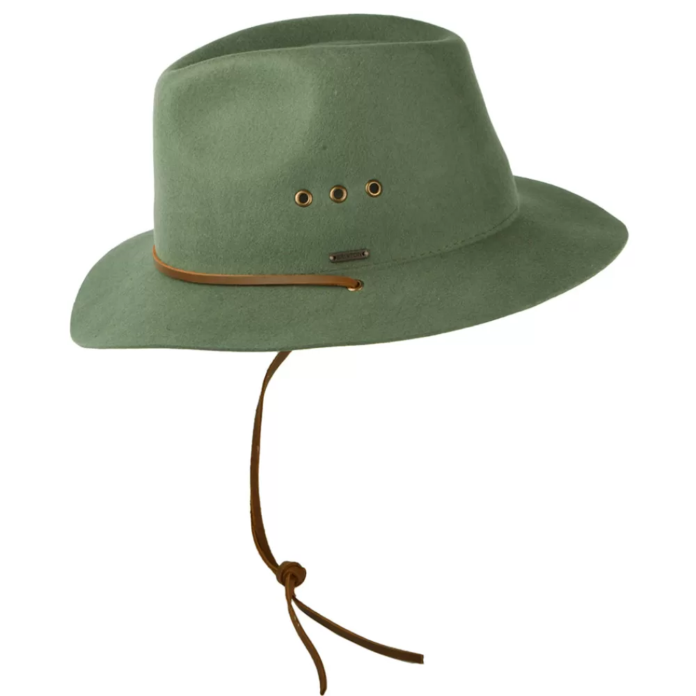 Chapeaux Trilby | Chapeaux Fedora^Brixton Chapeau Fedora Wesley Weather Guard mousse clair
