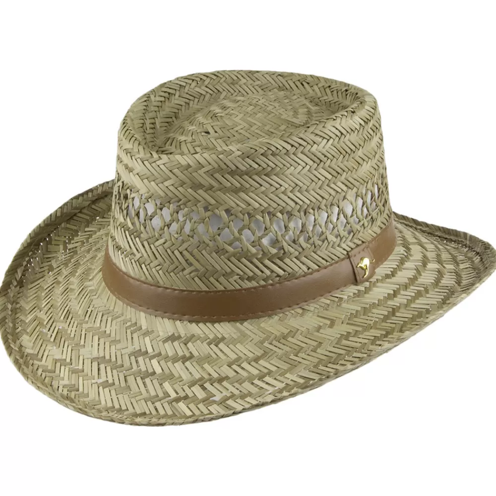 Chapeaux Été | Chapeaux De Paille^Dorfman Pacific Chapeau Gambler en Paille Rush naturel