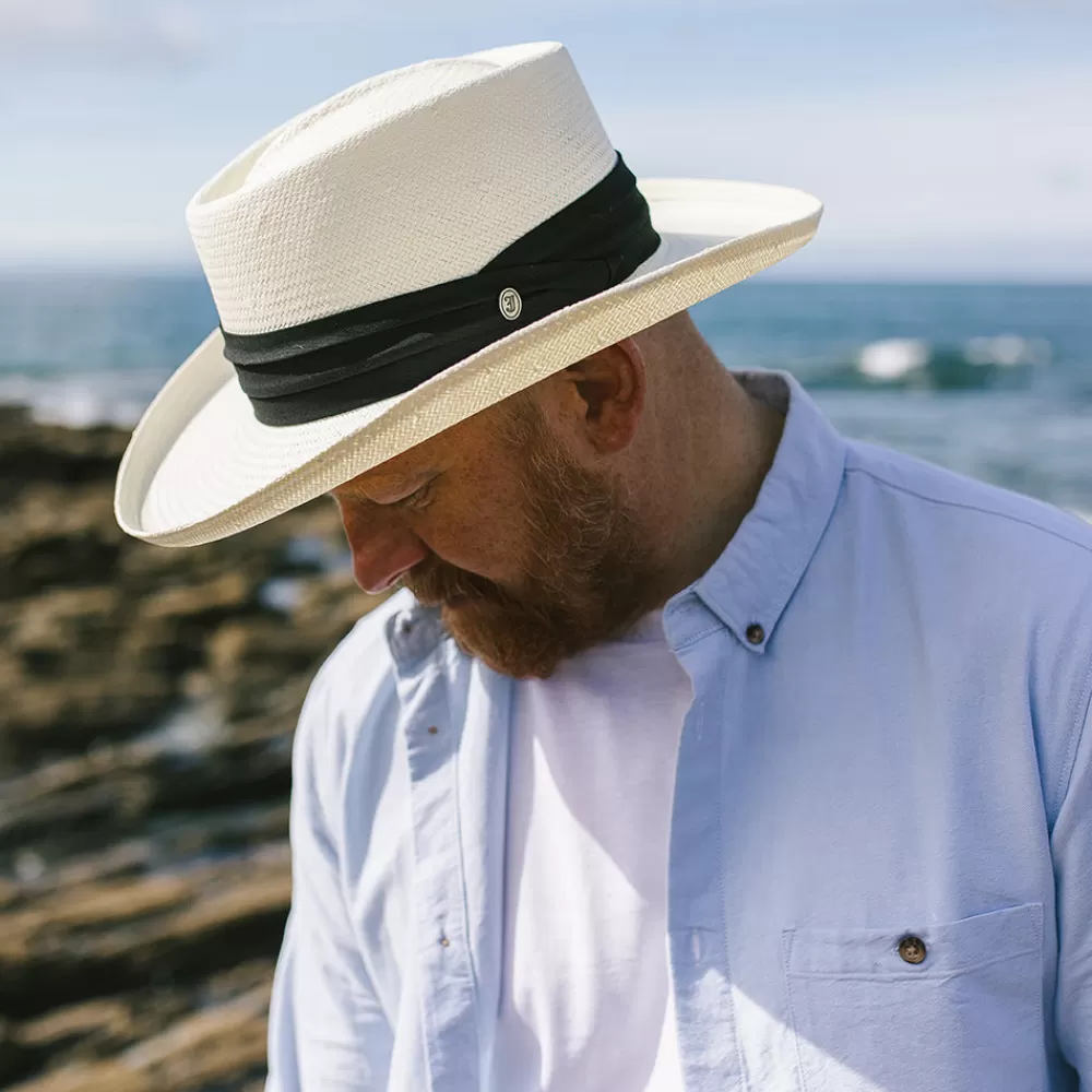 Chapeaux Été | Chapeaux De Paille^Jaxon & James Chapeau Gambler en Paille Toyo Ivory naturel JAXON & JAMES