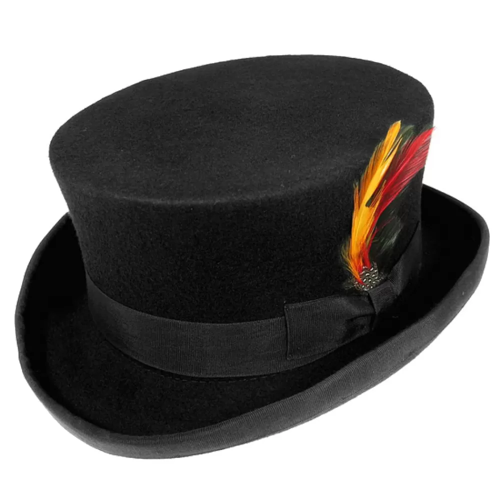 Hauts De Forme | Grandes Tailles^Jaxon & James Chapeau Haut de Forme Deadman noir JAXON & JAMES
