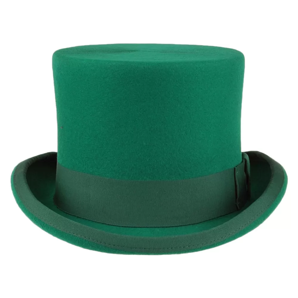Hauts De Forme | Chapeaux Homme^Denton Chapeau Haut de Forme en Laine Feutrée vert