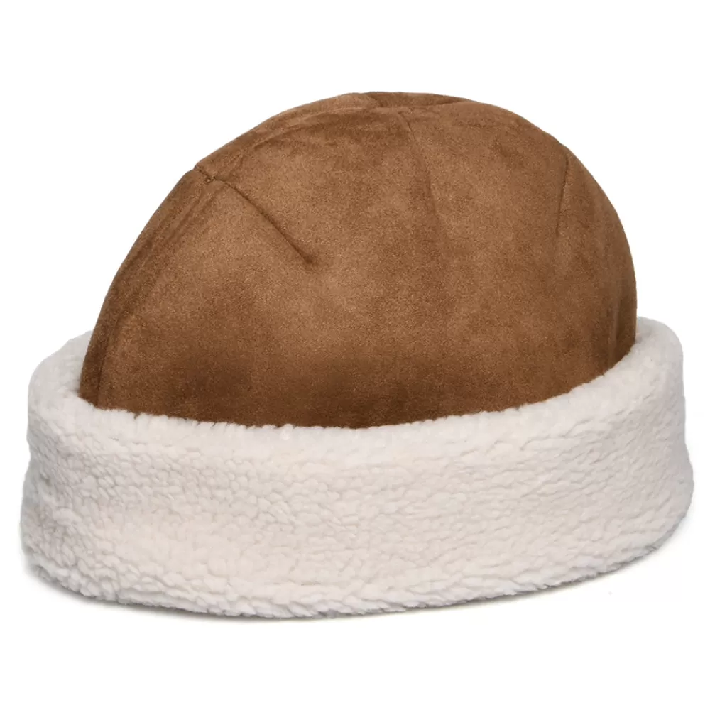 Chapeaux Hiver^Brixton Chapeau Hiver Ginsburg toffee-blanc cassé