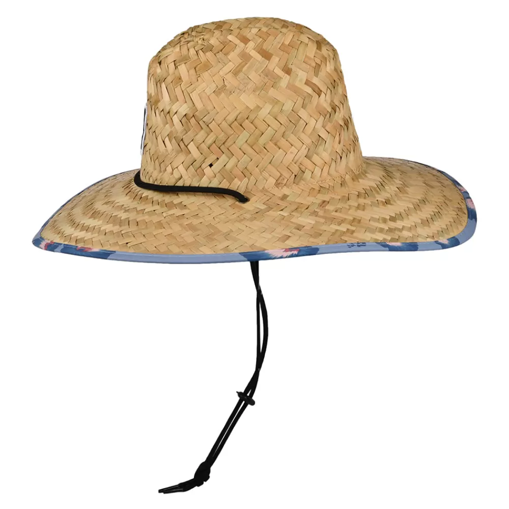 Chapeaux Été | Chapeaux De Paille^Brixton Chapeau Lifeguard en Paille Alpha Square beige sable-bleu clair