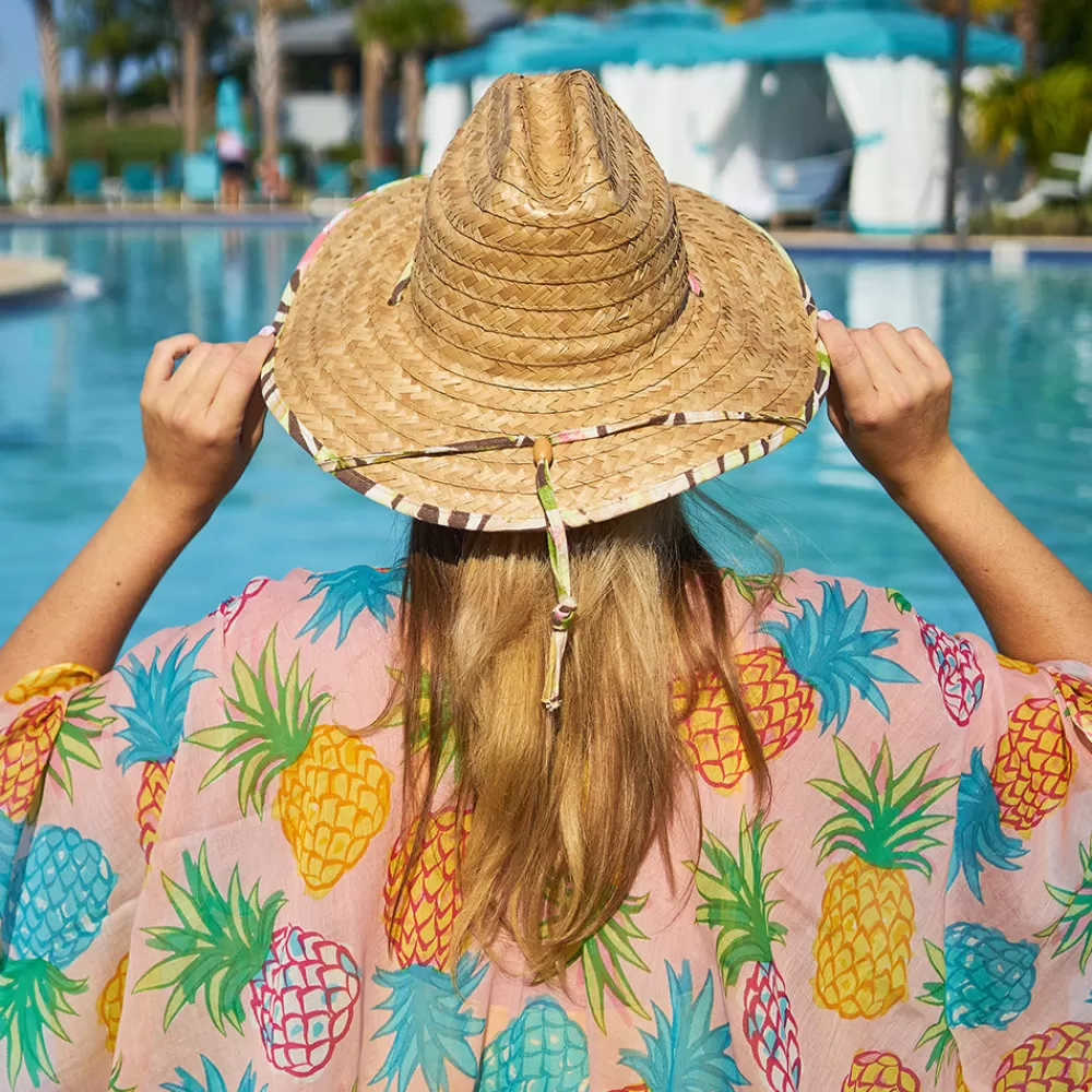 Chapeaux Été | Chapeaux De Paille^Dorfman Pacific Chapeau Lifeguard en Paille de Palmier Montane naturel