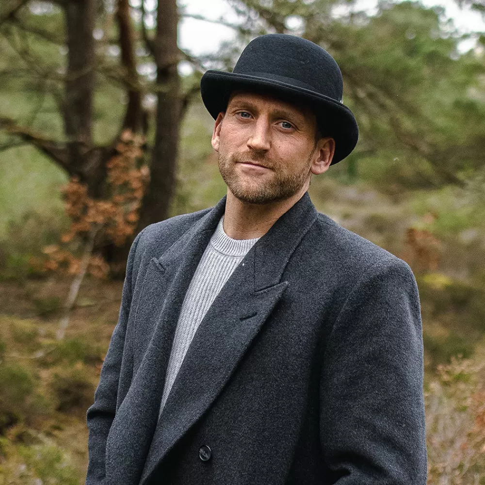 Grandes Tailles | Chapeaux Hiver^Jaxon & James Chapeau Melon Anglais en Laine Feutrée noir JAXON & JAMES