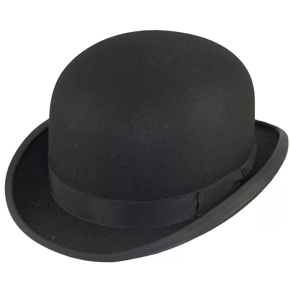 Grandes Tailles | Chapeaux Hiver^Christys Chapeau Melon en Fourrure Feutrée noir