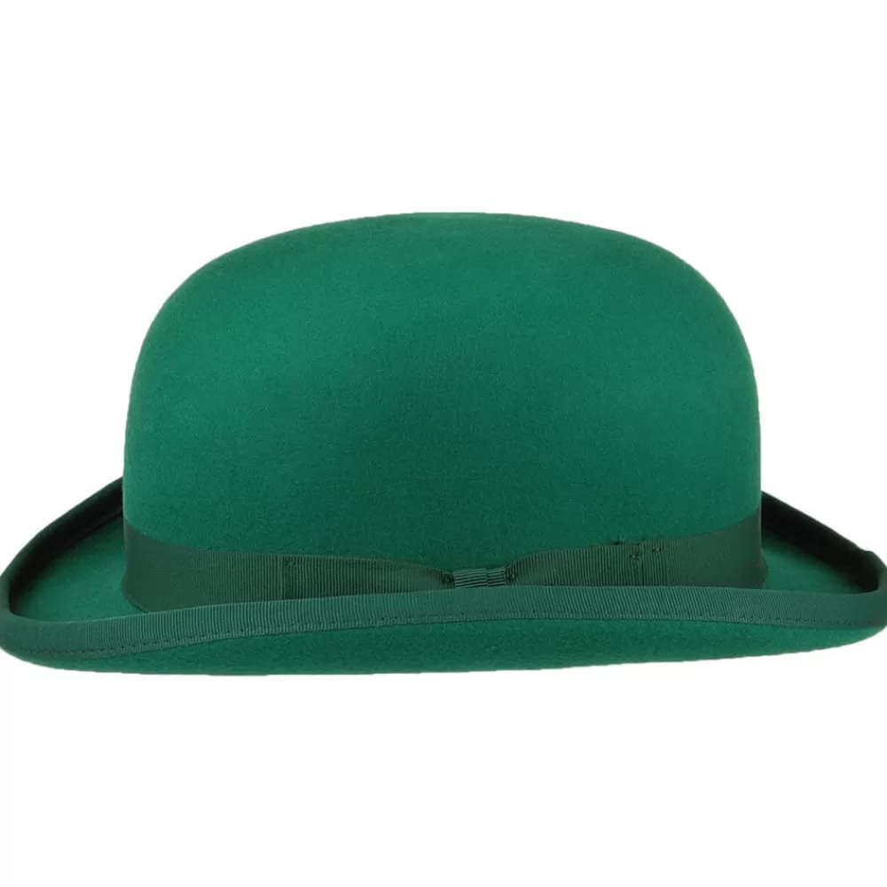 Chapeaux Femme | Chapeaux Homme^Denton Chapeau Melon en Laine Feutrée émeraude