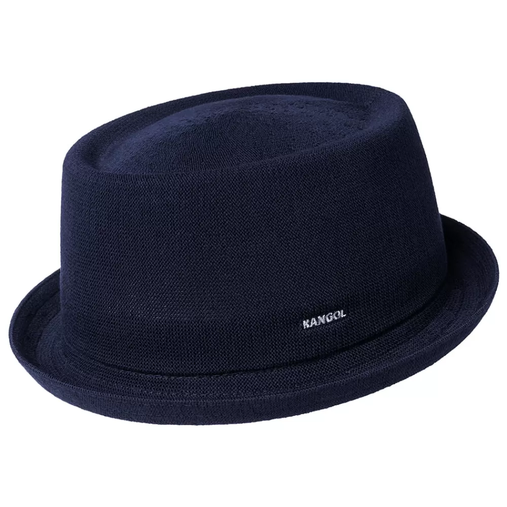 Chapeaux Pork Pie | Chapeaux Homme^Kangol Chapeau Pork Pie en Bambou Mowbray bleu foncé