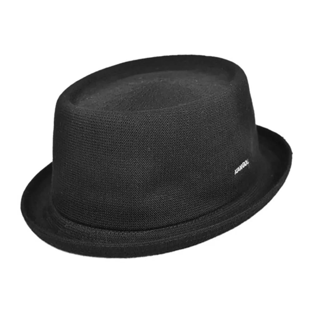 Chapeaux Pork Pie | Chapeaux Homme^Kangol Chapeau Pork Pie en Bambou Mowbray noir