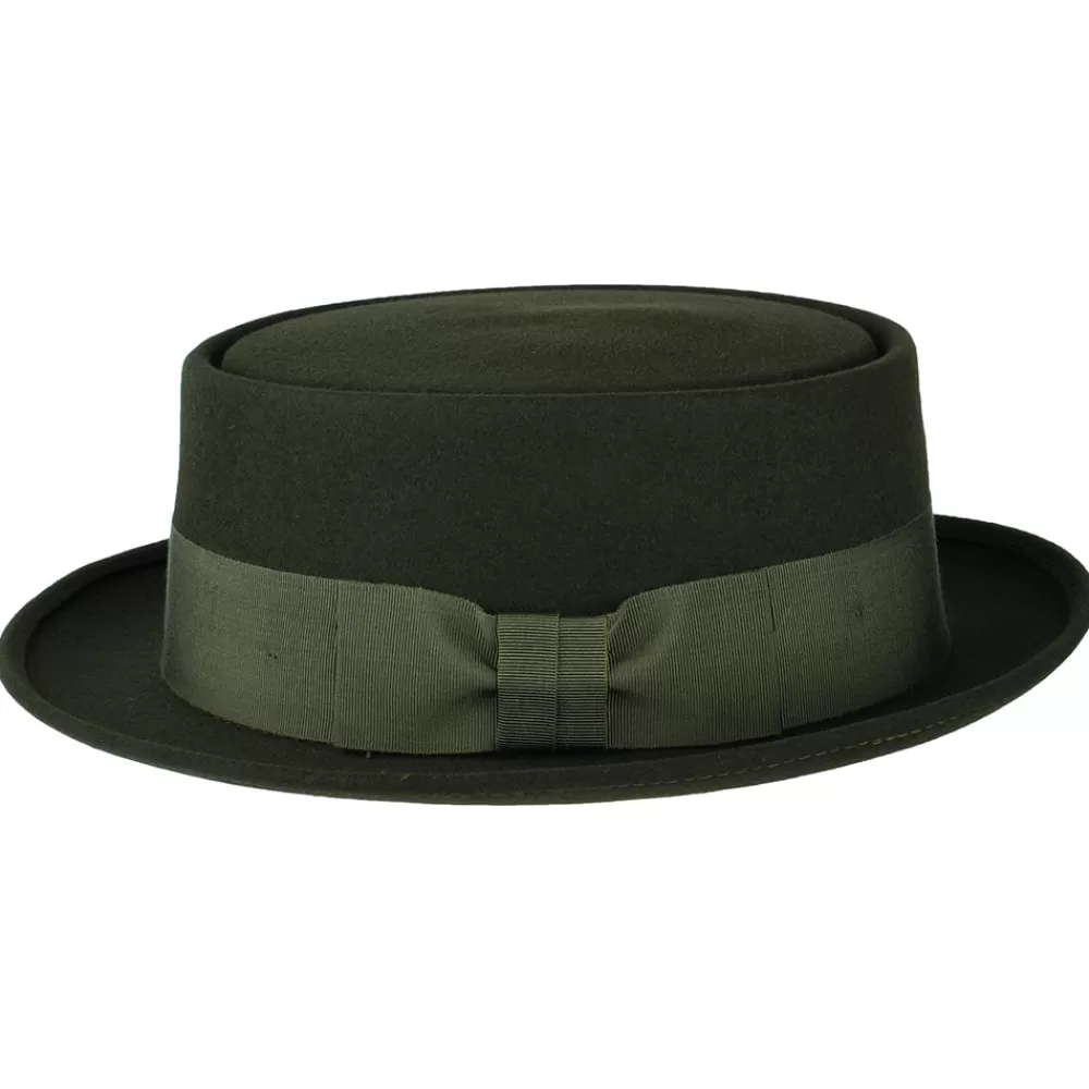 Chapeaux Pork Pie | Chapeaux Homme^Christys Chapeau Pork Pie en Fourrure Feutrée Monk forêt