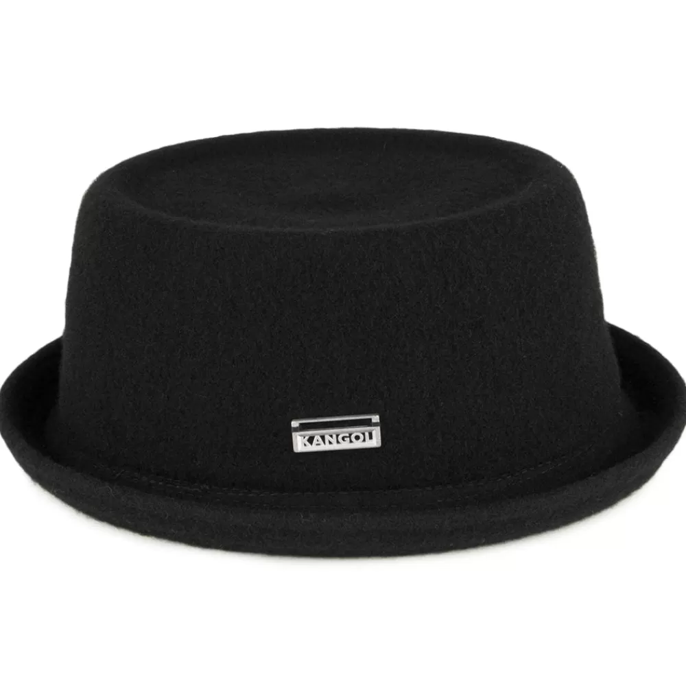 Chapeaux Femme | Chapeaux Pork Pie^Kangol Chapeau Pork Pie en Laine Mowbray noir