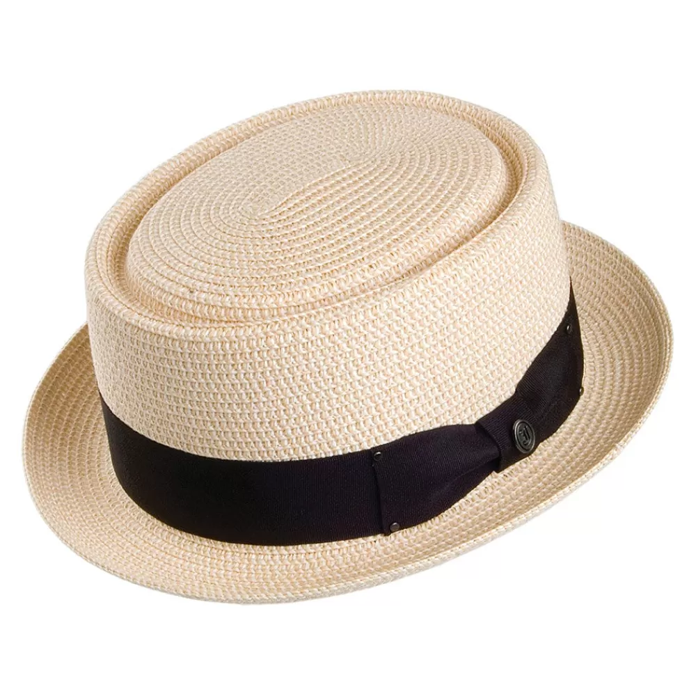 Chapeaux Pork Pie | Chapeaux De Paille^Jaxon & James Chapeau Pork Pie en Paille Toyo Tressée naturel JAXON & JAMES