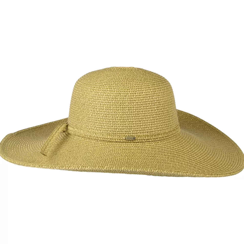 Chapeaux Été | Chapeaux De Paille^Scala Chapeau Été à Bord Large en Papier Tressé Newport naturel