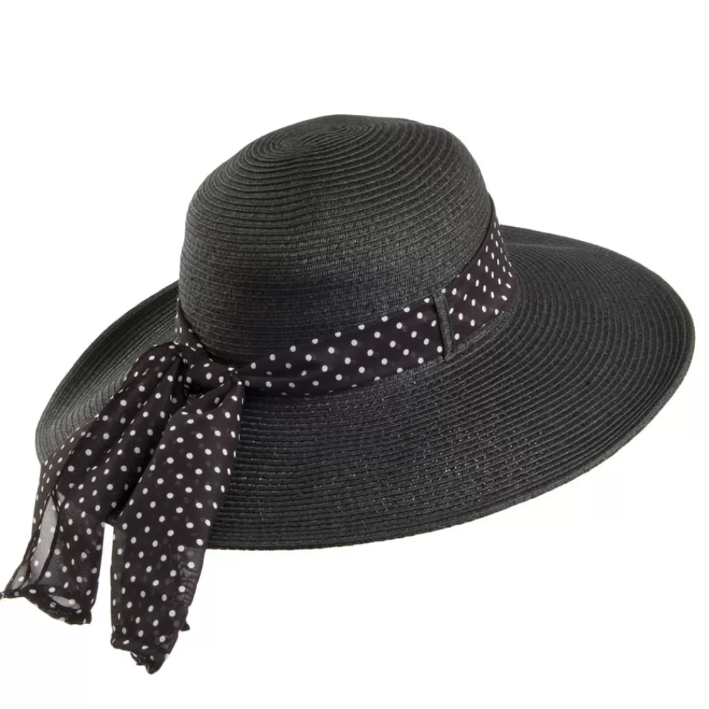 Petite Tailles | Chapeaux Été^sur la tête Chapeau Été Beachside noir SUR LA TÊTE