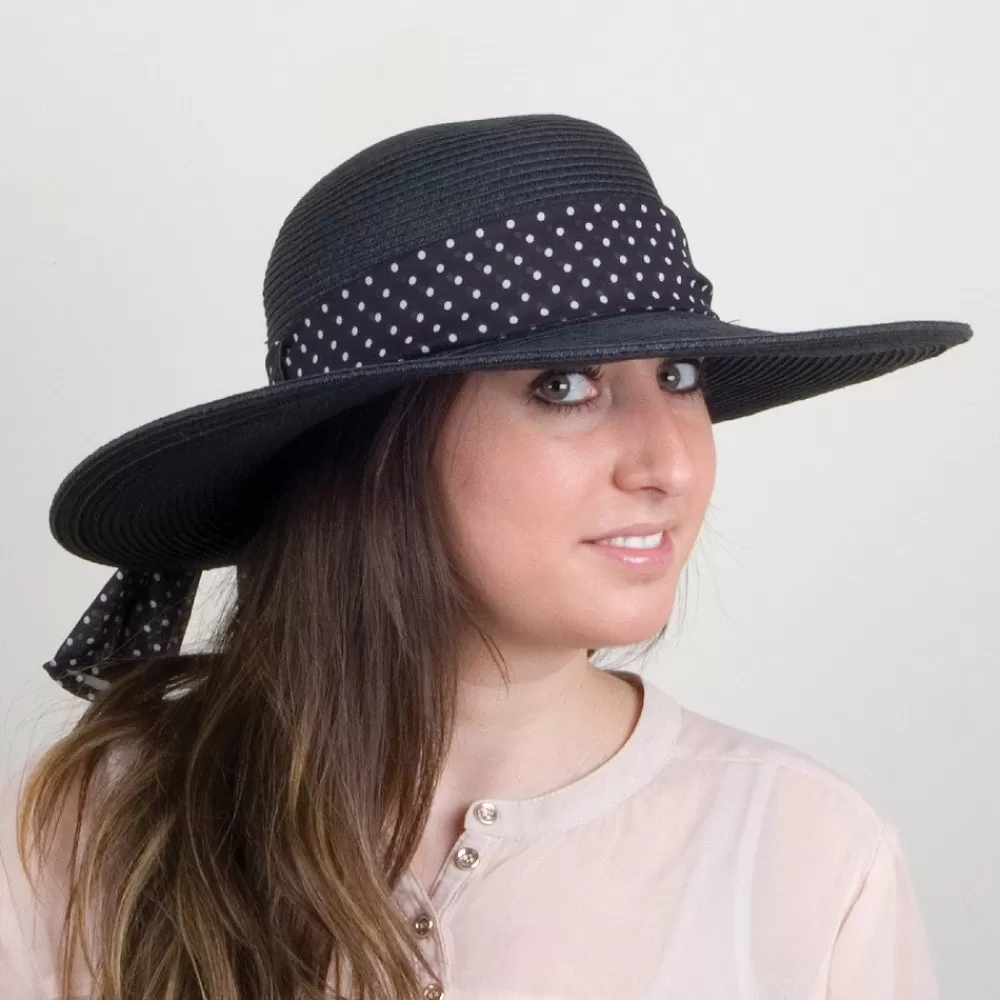 Petite Tailles | Chapeaux Été^sur la tête Chapeau Été Beachside noir SUR LA TÊTE