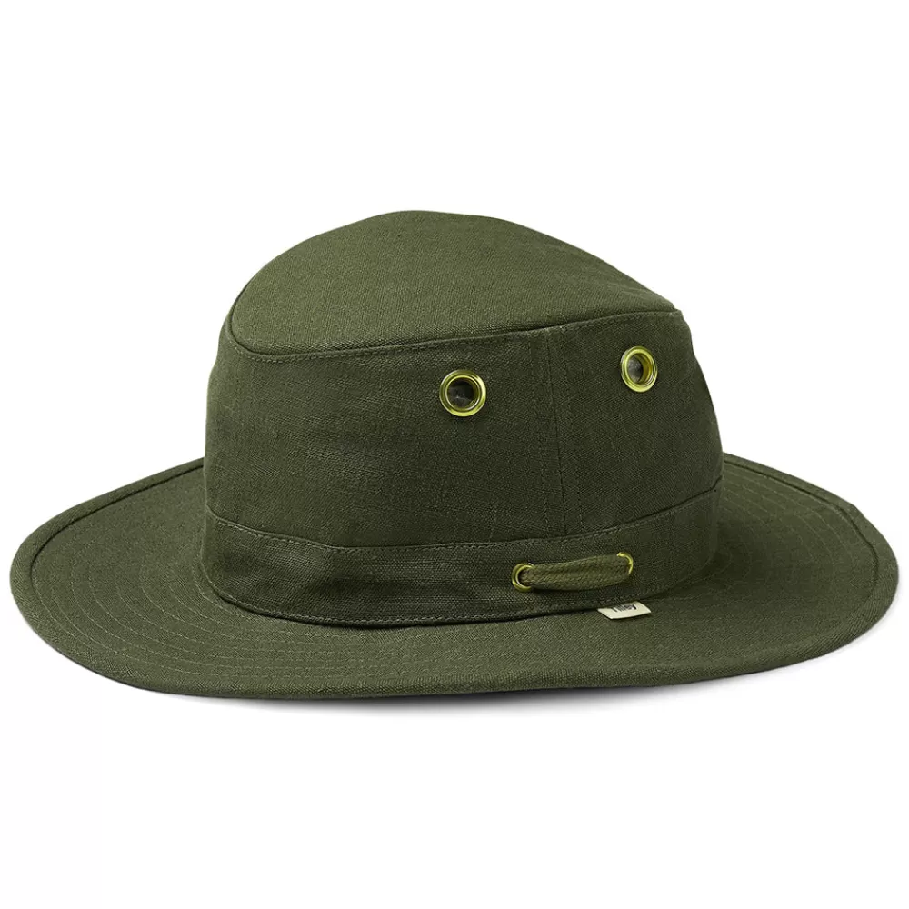 Chapeaux Été | Chapeaux Anti Uv^Tilley Chapeau Été en Chanvre TH5 olive