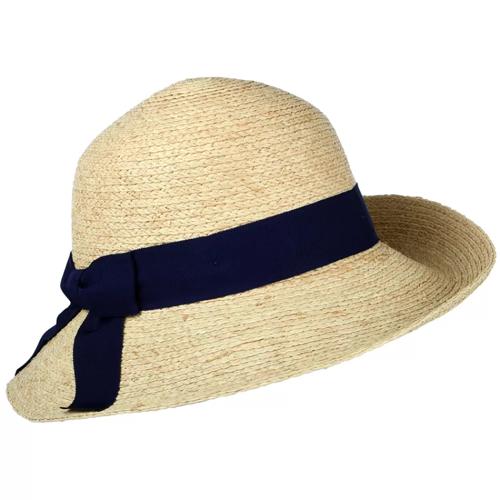 Chapeaux Été | Chapeaux De Paille^Failsworth Chapeau Été en Paille Bronte naturel-bleu marine
