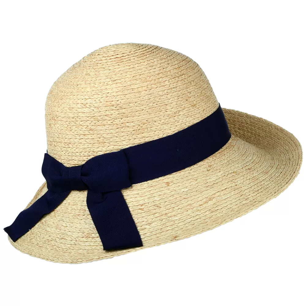 Chapeaux Été | Chapeaux De Paille^Failsworth Chapeau Été en Paille Bronte naturel-bleu marine