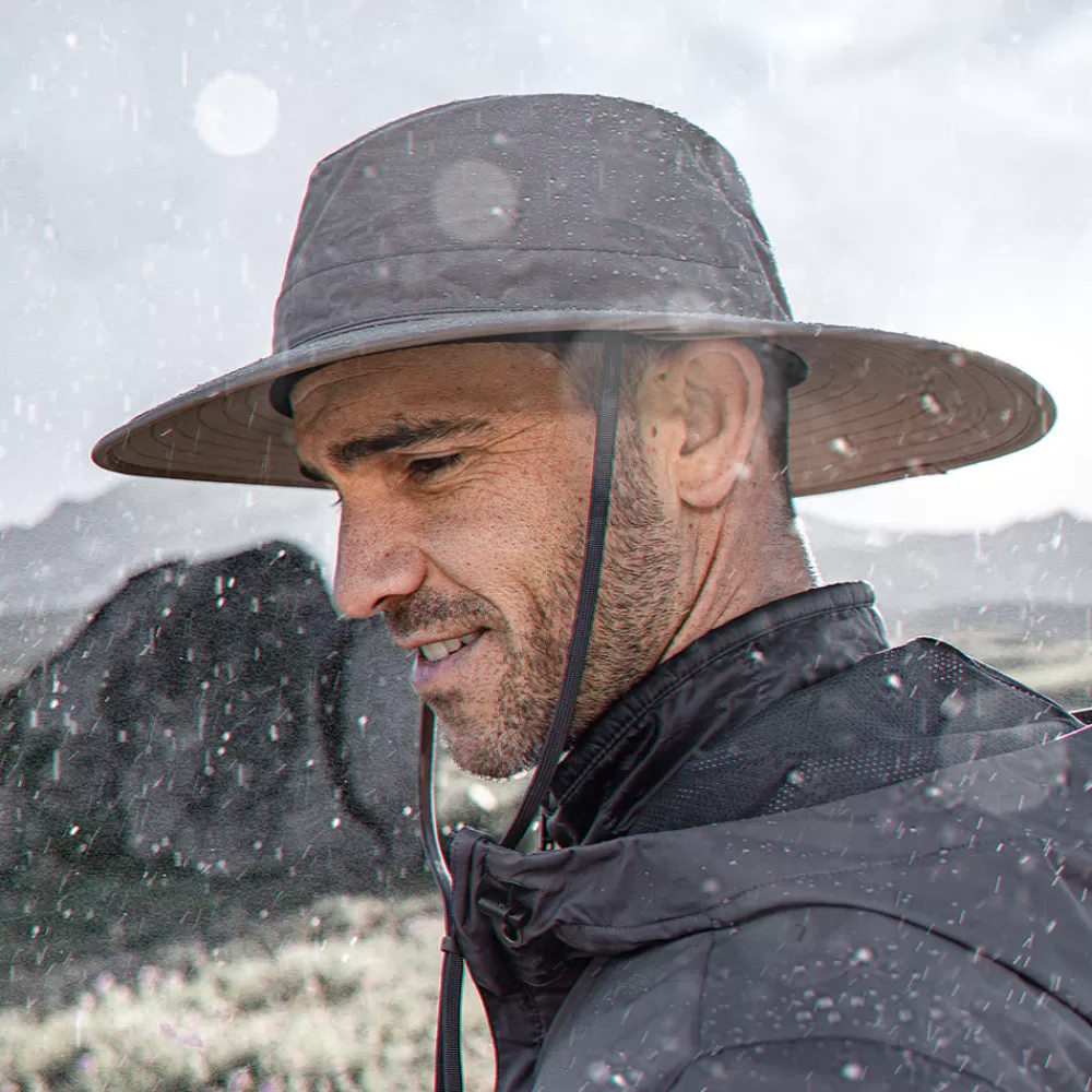 Chapeaux Été | Chapeaux De Pluie^Sunday Afternoons Chapeau Été Imperméable Outback Storm gris foncé